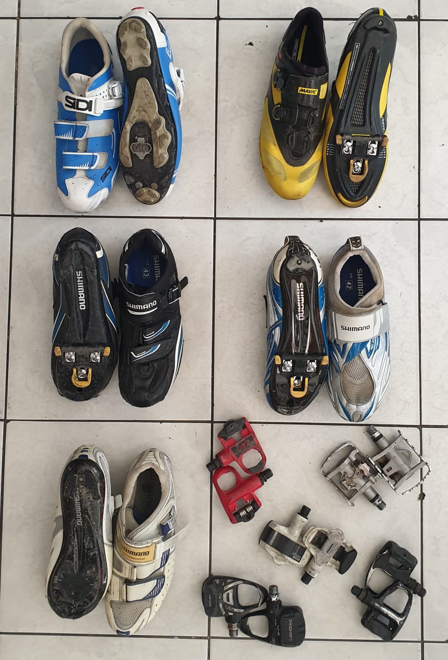 Pedals & Shoes for Shimano Look & Time